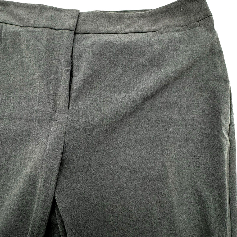 THE LIMITED Women 16 NEW Gray Lexie Trousers Work Pants High Rise Relaxed Skinny